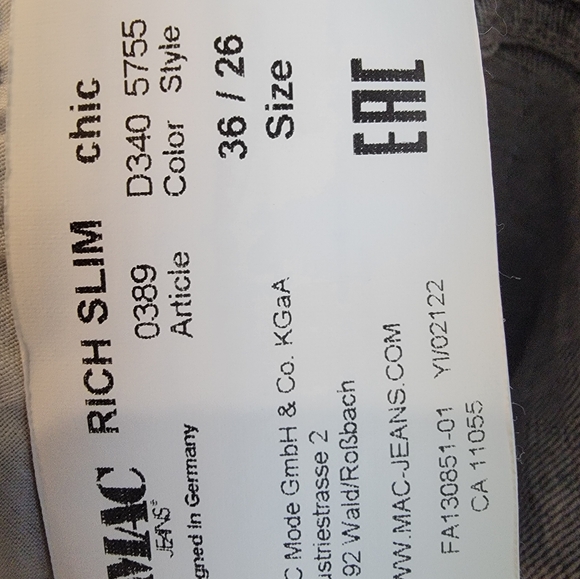 MAC RICH Jeans - Picture 7 of 11